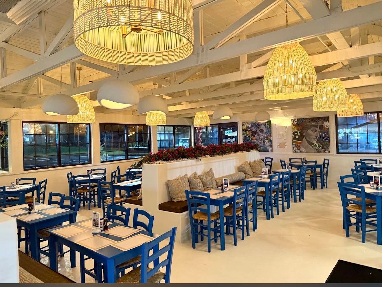 Zeus Greek Street Food Roswell - Interior Dining Room